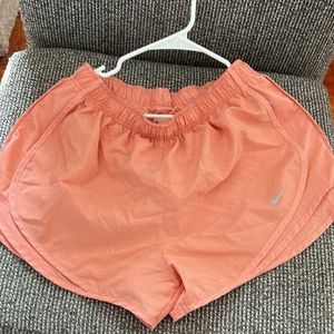 Women’s Peach Colored Nike Dri-Fit Shorts-Size Large